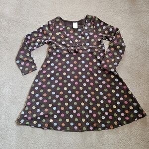 Gymboree multi colored polka dot dress